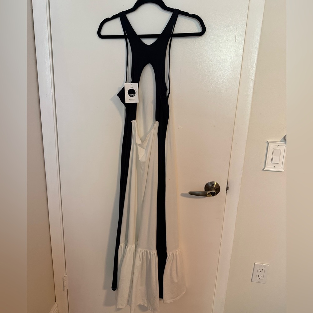 Anthropologie Daily Practice Colorblock Racer Midi dress - Picture 5 of 5
